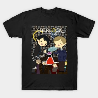 Sherlock Adventure Time Fan Art T-Shirt